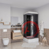 Душ.каб. Niagara Eco E90/26Q/TN (900х900х2150) 4 места